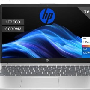 hp laptop intel core i7 – 15.6” | 16gb ram | 1tb ssd | silver